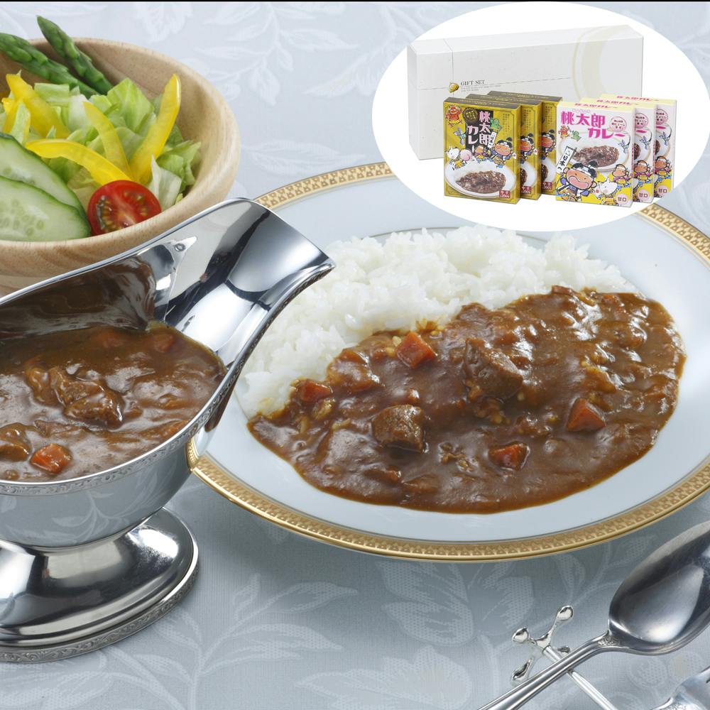 岡山 桃太郎カレー 甘口&中辛セット (甘口180g×3、中辛200g×3) 送料込み 食品 #7760091 その他食品 岡山 桃太郎カレー 甘口&中辛セット (甘口180g×3、中辛200g×3) 送料込み 食品 #7760091 その他食品