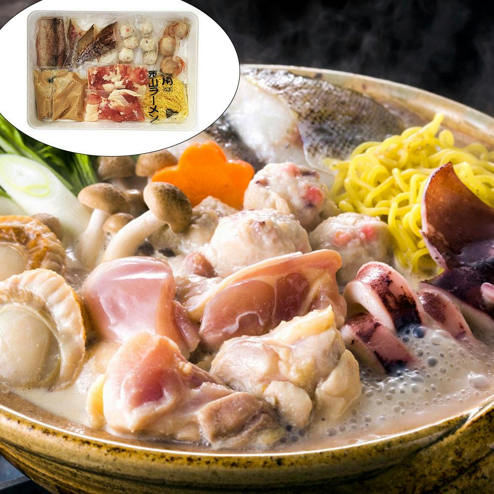 北海道 鶏白湯鍋 Bセット( 鶏もも肉200g・いか・帆立・助宗鱈・つみれ・生ラーメン・たれ) 送料込み 食品 #80144 その他食品 北海道 鶏白湯鍋 Bセット( 鶏もも肉200g・いか・帆立・助宗鱈・つみれ・生ラーメン・たれ) 送料込み 食品 #80144 その他食品