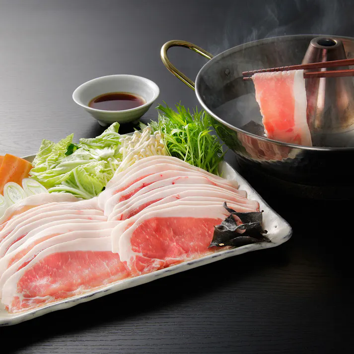 【冷凍】北海道真狩産 ハーブ豚のロースしゃぶ Bセット (100g×10) 送料込み 食品 #80327