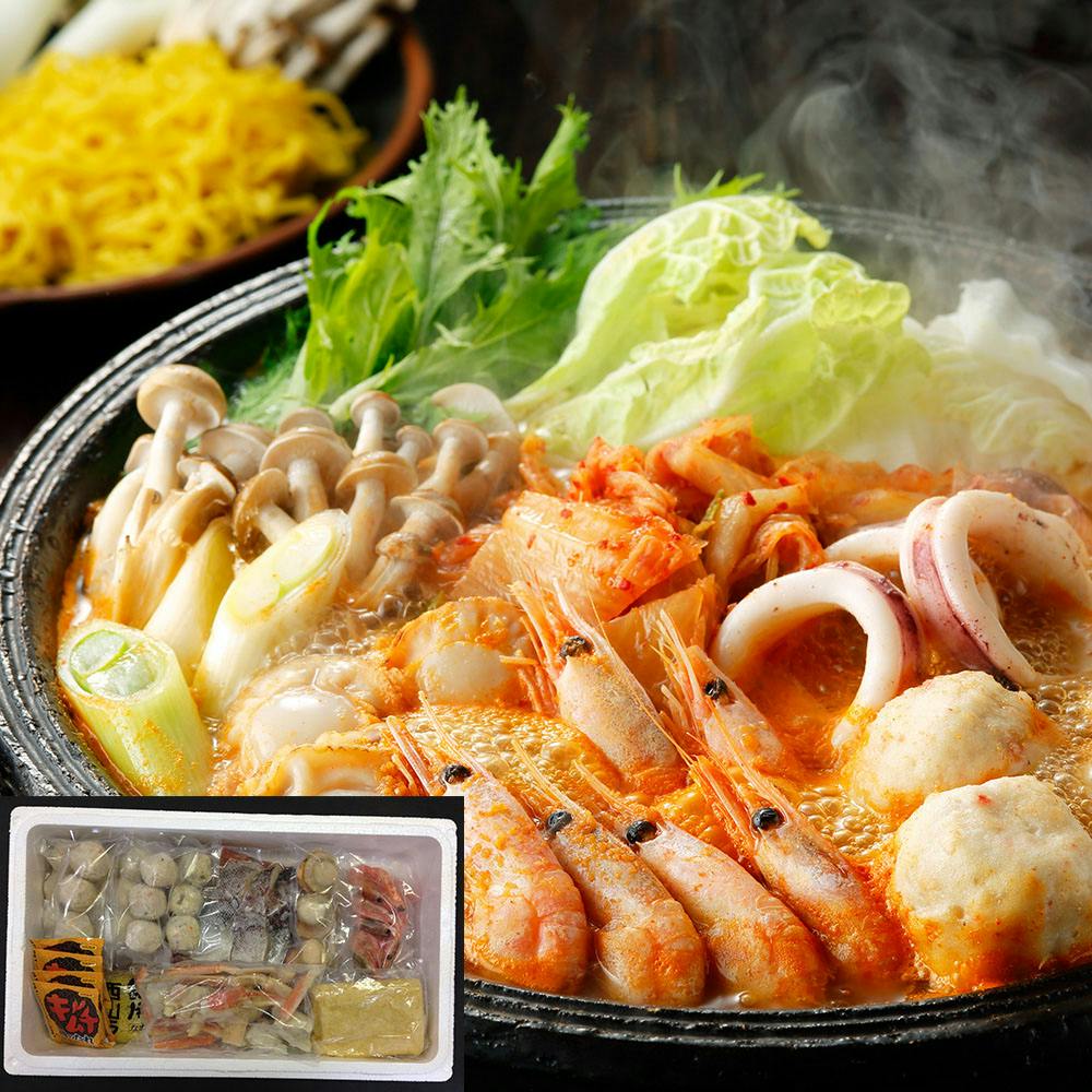 北海道 海鮮キムチ鍋 Eセット (白菜キムチ400g、各種具材) 送料込み 食品 #80590 その他食品 北海道 海鮮キムチ鍋 Eセット (白菜キムチ400g、各種具材) 送料込み 食品 #80590 その他食品