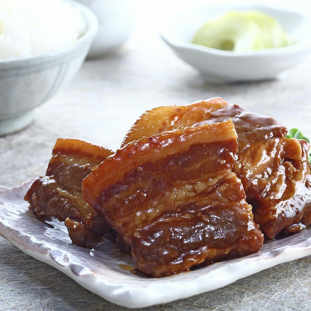 冷凍】鹿児島県産黒豚使用 豚角煮 190g (固形量150g 個包装)×4 送料