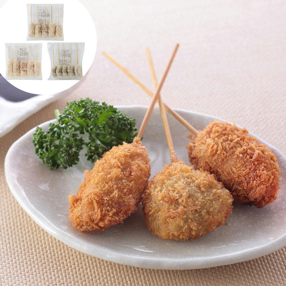 大阪名物 串カツ A(3種・計15本) 送料込み 食品 #930089 その他食品 大阪名物 串カツ A(3種・計15本) 送料込み 食品 #930089 その他食品