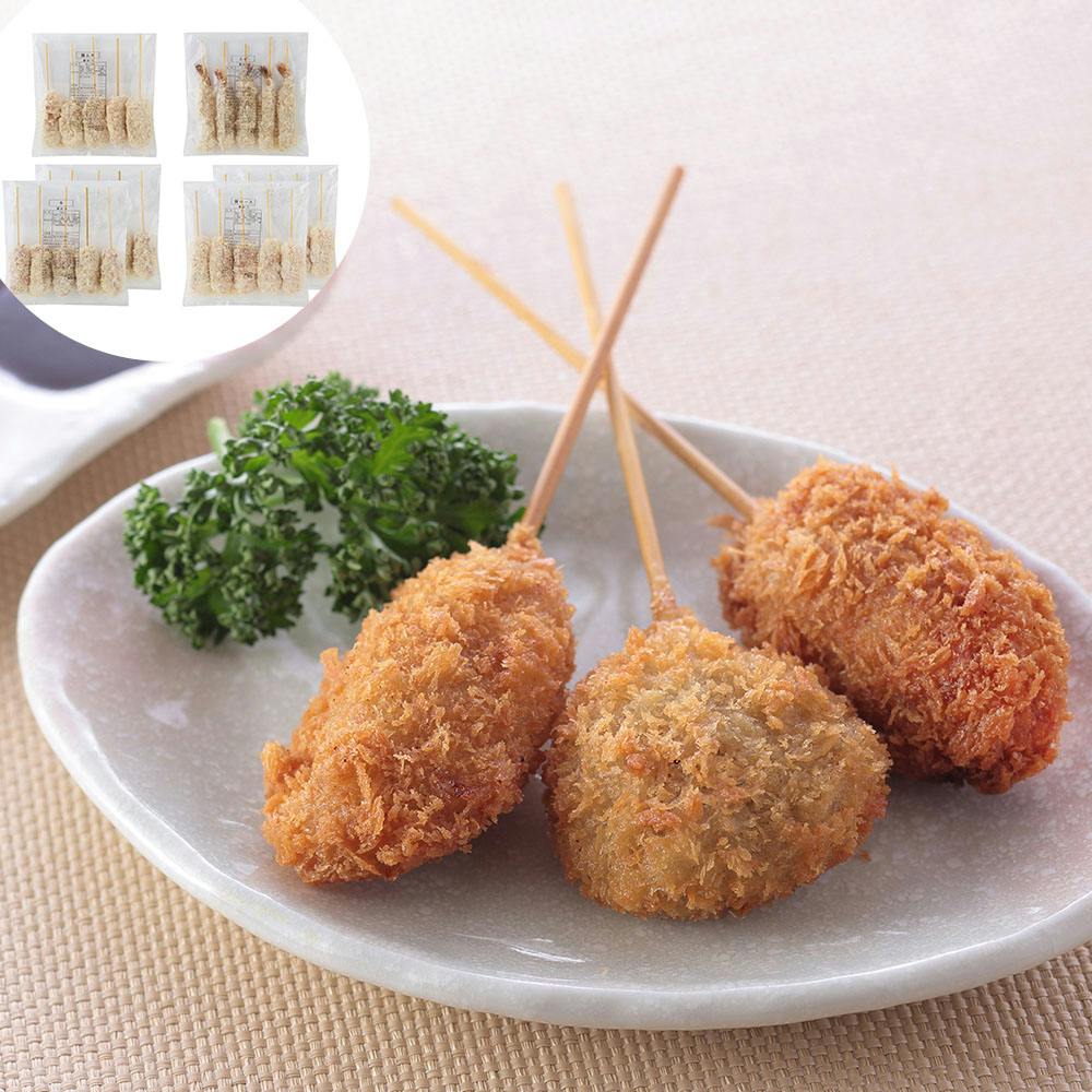 大阪名物 串カツ D(4種・計30本) 送料込み 食品 #930092 その他食品 大阪名物 串カツ D(4種・計30本) 送料込み 食品 #930092 その他食品