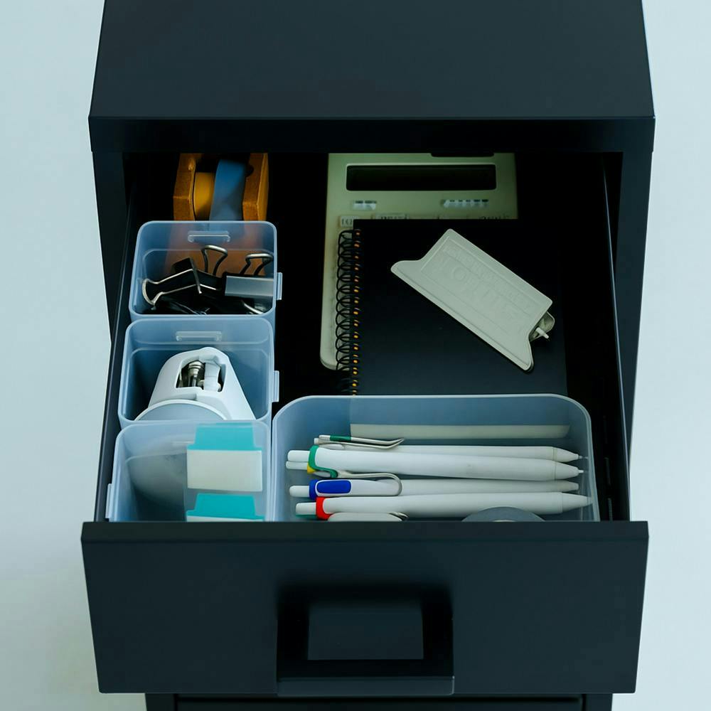 カラー スチールキャビネット デスクワゴン 3段【ART OF BLACK】 wagon-03029 カラー スチールキャビネット デスクワゴン 3段 | ART OF B