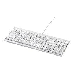 BSKBU14WH USB接続 有線スリムキーボード ホワイト マウス・キーボード・入力機器 BSKBU14WH USB接続 有線スリムキーボード ホワイト マウス・キーボード・入力機器