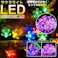 KOZUMUWAN LEDイルミネーション 桜 さくら 10m 100球 LED ストレートライト コントローラー付 防雨 屋外 屋内 クリスマス ハロウィン 新年 パーティー 結婚式 誕生日 花見 夜桜 庭 ガーデン ベランダ 玄関 ツリー 飾りライト 電飾 装飾 長寿命 (ピンク)