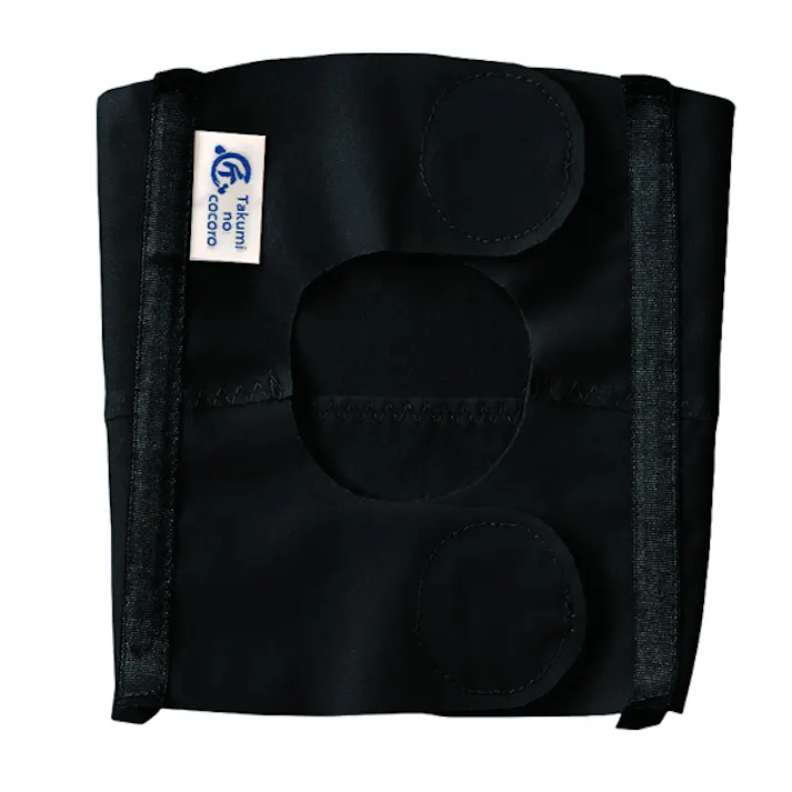 【匠の心 テーピング膝ベルト(ブラックS) ひざ用1枚入り】 ちあふる 日常使いに最適 快適,サポーター,膝痛・冷え対策,ご家庭や仕事、スポーツにも。JAN:4956975165717