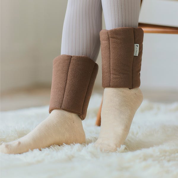 be Natural(R) 足ほかほかウォーマー（ブラウン） 左右1組