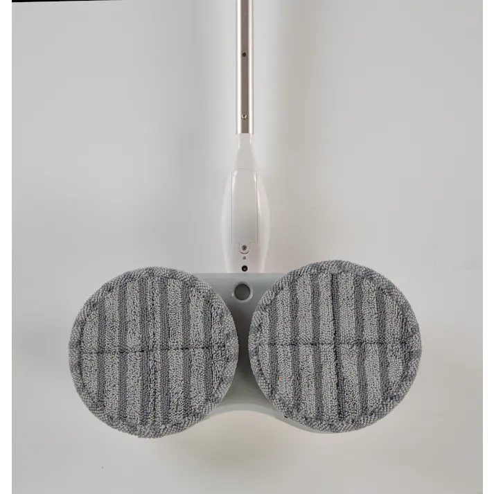 【予備バッテリー付き】充電式くるくるツインモップ スピンマジック 8点セット 送料込み #flife-4589978101828