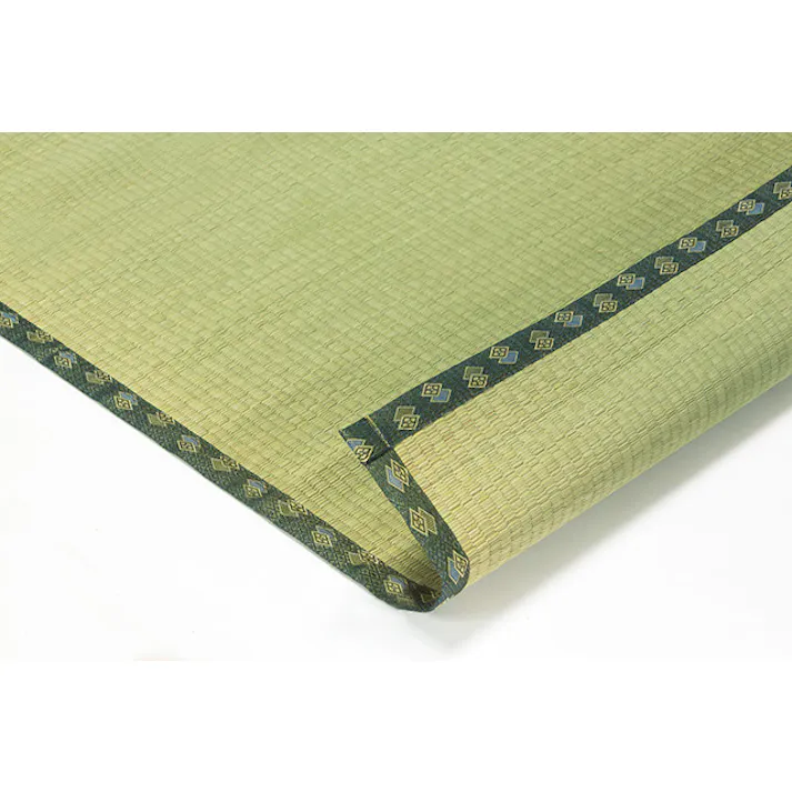 国産 双目織り い草 上敷き 江戸間3畳(ヒバエッセンス加工) 敷くだけ簡単 本畳の保護 模様替え 両面 熊本県八代産・福岡県柳川産い草 一年中使える 抗菌・防臭加工 国産い草100% 日本製 送料込み #flife-4956642820123