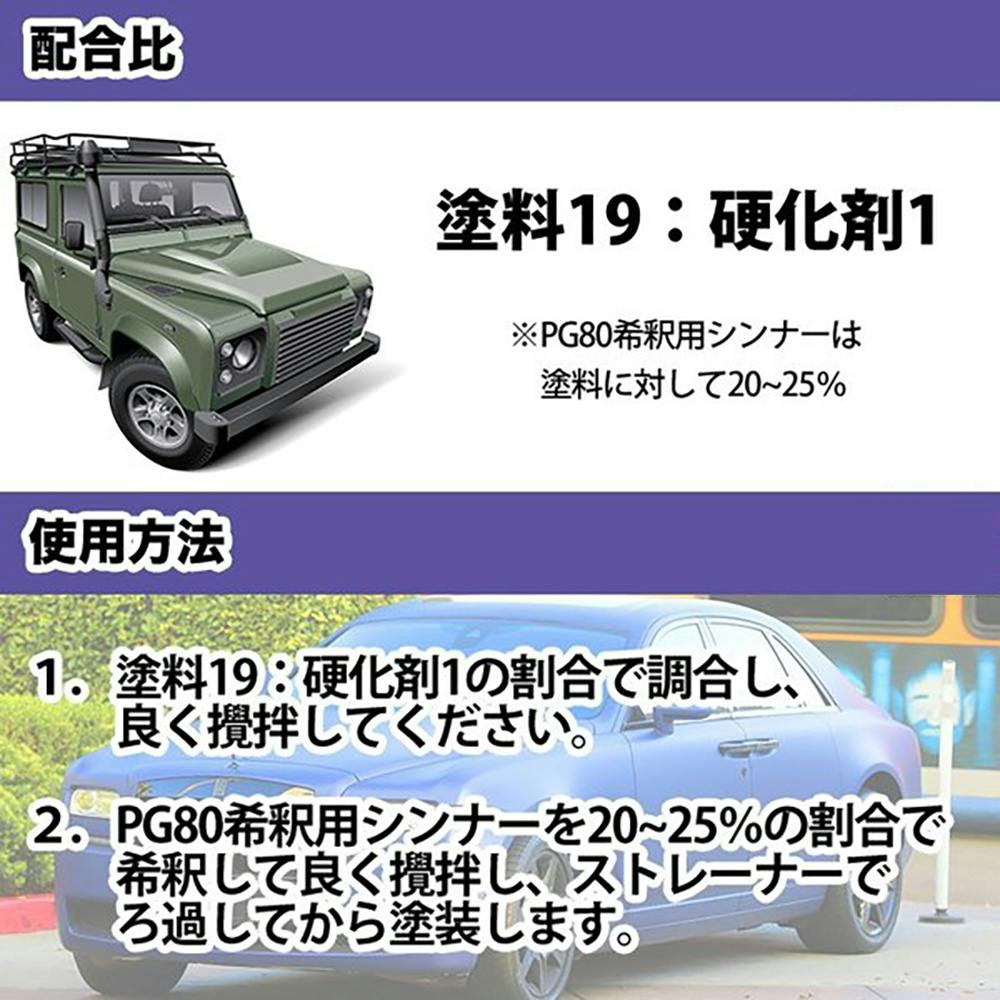 関西ペイントPG80 つや消し クリヤー 1.9kg /艶消し マット 2液