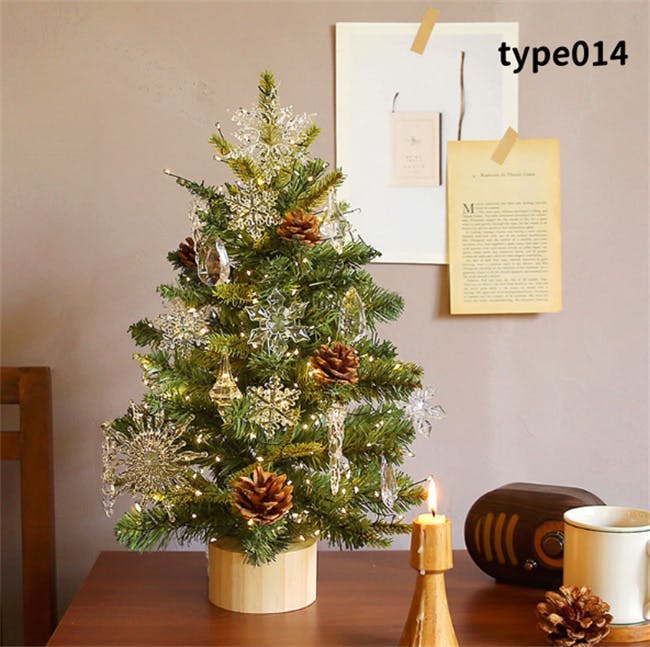 クリスマスツリー 卓上 45cm 60cm ミニツリー イルミネーション 卓上