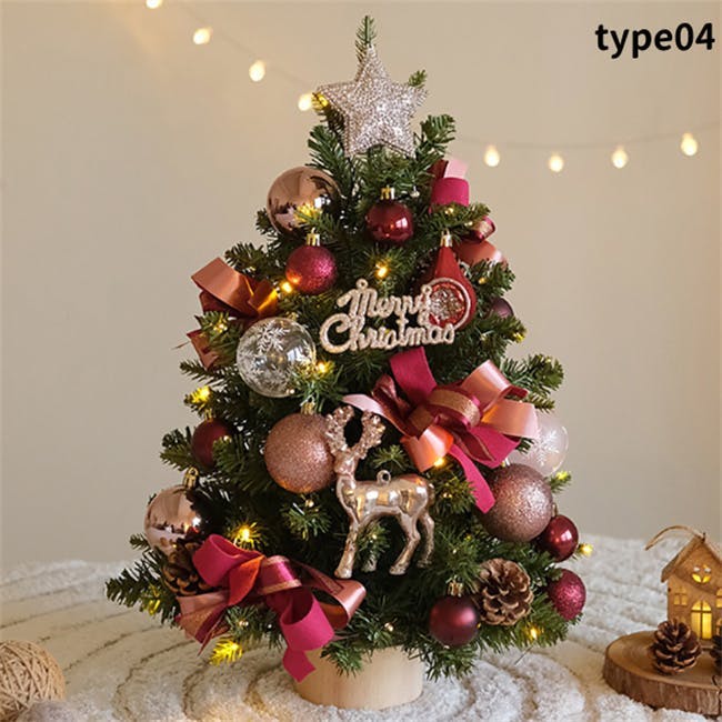 クリスマスツリー 卓上 45cm 60cm ミニツリー イルミネーション 卓上