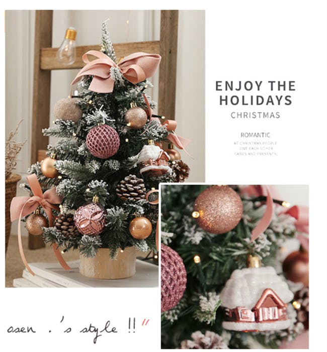 クリスマスツリー 卓上 45cm 60cm ミニツリー イルミネーション 卓上