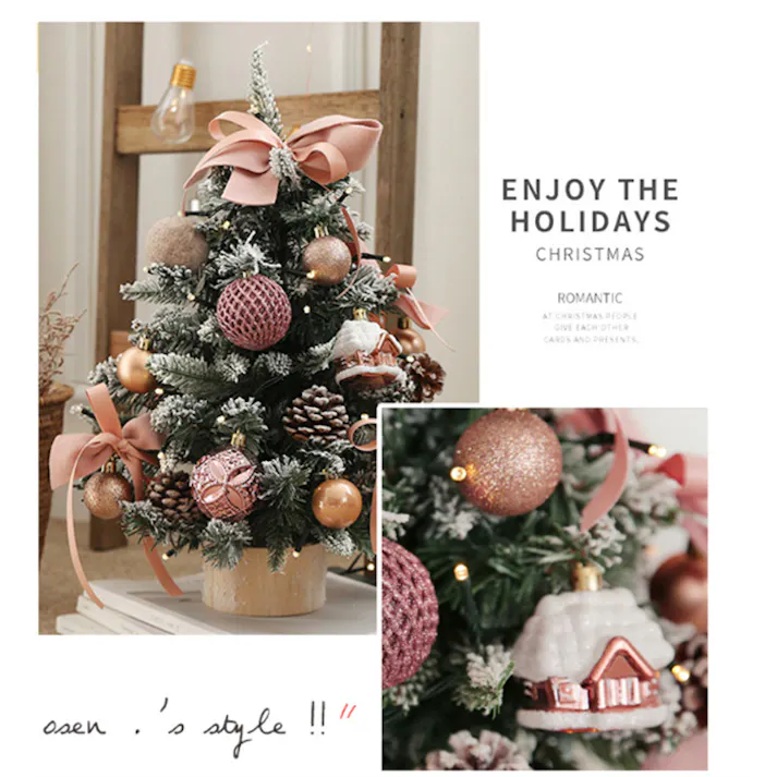 クリスマスツリー 卓上 45cm 60cm ミニツリー イルミネーション 卓上ツリー 松ぼっくり 北欧風 LEDライト付き キラキラ 雰囲気満々 組み立て簡単 クリスマスデコレーション インテリア 電池式 クリスマス パーティー おしゃれ プレゼント