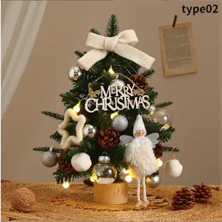 クリスマスツリー 卓上 45cm 60cm ミニツリー イルミネーション 卓上ツリー 松ぼっくり 北欧風 LEDライト付き キラキラ 雰囲気満々 組み立て簡単 クリスマスデコレーション インテリア 電池式 クリスマス パーティー おしゃれ プレゼント