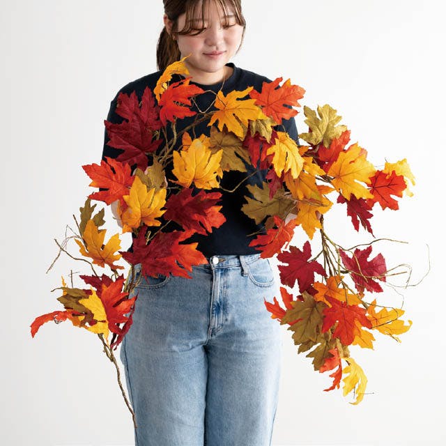 ヘッズ 販促－装飾－ガーランド W1620×約H400mm オータム