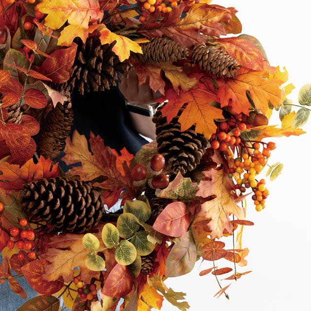 静かな小さなリース DIY】小さなリースの作り方から脇役シンフォリカルポスの簡単な