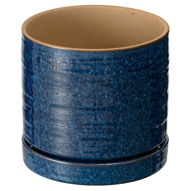 ヘッズ 雑貨－フラワーベース 直径150(130)×H135mm 受皿:直径150×H25mm ハンドメイドアートフラワーポット-38(1個) HEADS HNP-FPO38