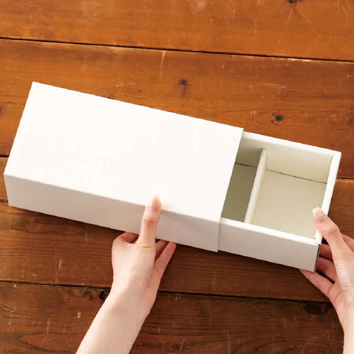 ヘッズ BOX-紙 W229×D113×H80mm 無地オフホワイトスリーブボックス-2(10枚) HEADS MOW-SB2