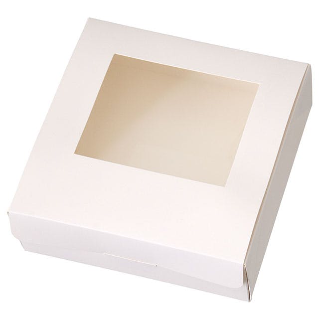 ヘッズ BOX-紙-食品対応 W175×D175×H60mm 無地窓付ギフトボックス-1/ホワイト(20枚) HEADS M-WGB1 お弁当箱・ランチボックス ヘッズ BOX-紙-食品対応 W175×D175×H60mm 無地窓付ギフトボックス-1/ホワイト(20枚) HEADS M-WGB1 お弁当箱・ランチボックス