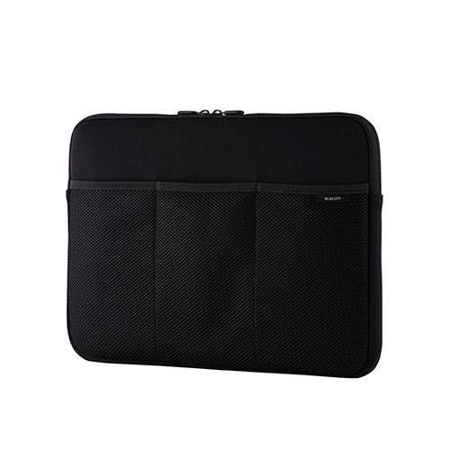 インナーバッグ/15.6インチ/3ポケット 柔らかく伸縮性に優れたストレッチ素材 ブラック パソコン・周辺機器 インナーバッグ/15.6インチ/3ポケット 柔らかく伸縮性に優れたストレッチ素材 ブラック パソコン・周辺機器