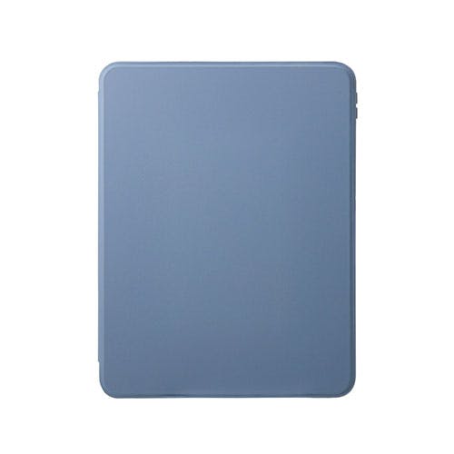 11インチiPad Air(M3/M2) フラップケース 360度回転 背面クリア 2アングル スリープ ブルーグレー ケース・ストラップ 11インチiPad Air(M3/M2) フラップケース 360度回転 背面クリア 2アングル スリープ ブルーグレー ケース・ストラップ