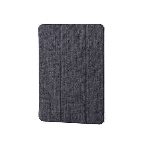 11インチiPad Air(M3/M2) フラップケース 薄型軽量 ファブリック 背面クリア ブラック ケース・ストラップ 11インチiPad Air(M3/M2) フラップケース 薄型軽量 ファブリック 背面クリア ブラック ケース・ストラップ