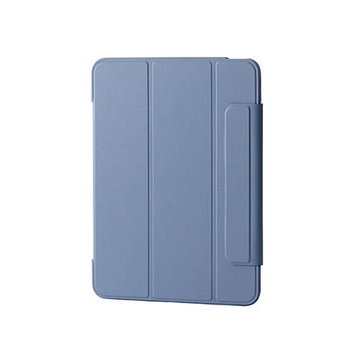 11インチiPad Air(M3/M2) フラップケース 薄型軽量 カラーエッジ 背面クリア ブルーグレー ケース・ストラップ 11インチiPad Air(M3/M2) フラップケース 薄型軽量 カラーエッジ 背面クリア ブルーグレー ケース・ストラップ