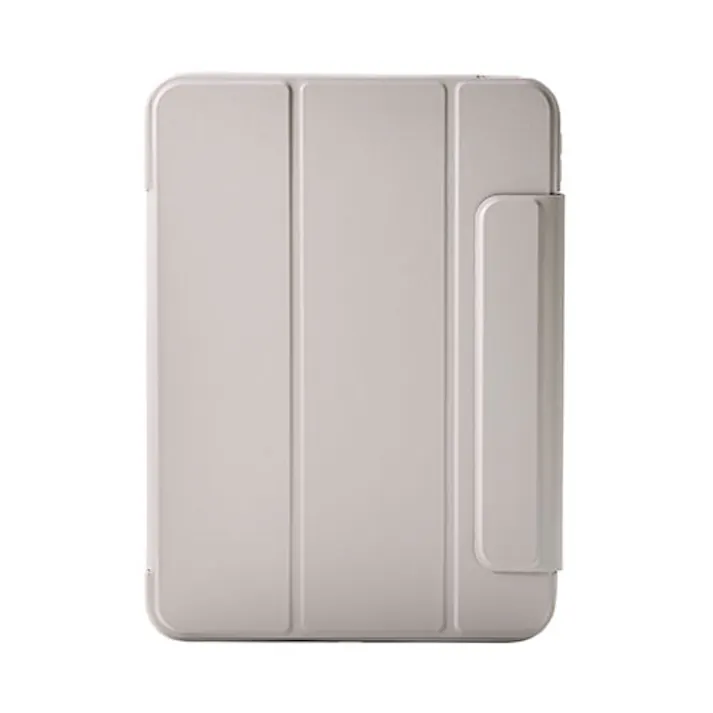 iPad ケース 11インチ ( A16 ) マグネット式フラップ 軽量 グレージュ