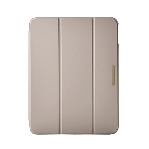 iPad(A16) フラップケース 薄型軽量 CHIC STYLE スリープ対応 グレージュ ケース・ストラップ