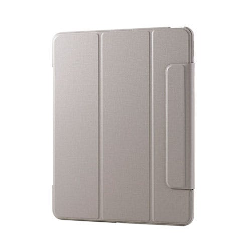 13インチiPad Air(M3/M2) フラップケース 薄型軽量 カラーエッジ 背面クリア グレージュ ケース・ストラップ 13インチiPad Air(M3/M2) フラップケース 薄型軽量 カラーエッジ 背面クリア グレージュ ケース・ストラップ
