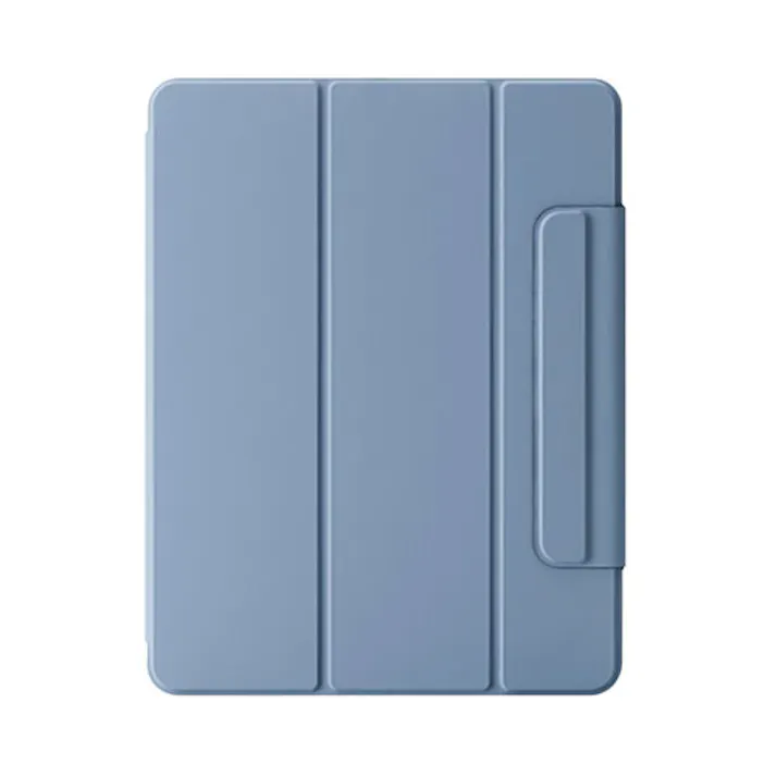 iPad Air ケース 13インチ ( M3 / M2) マグネット着脱フラップ ブルーグレ