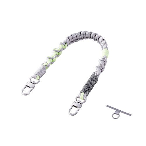 ハンドストラップ編み物 ひとつひとつ丁寧に手作りした温かみのある編み模様 グレー スマートフォンアクセサリ ハンドストラップ編み物 ひとつひとつ丁寧に手作りした温かみのある編み模様 グレー スマートフォンアクセサリ