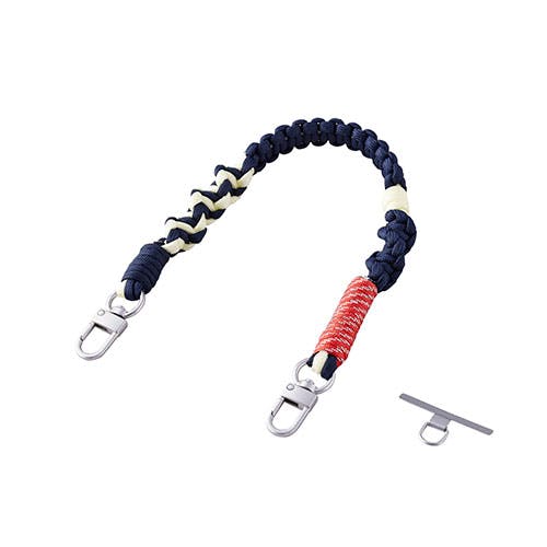 ハンドストラップ編み物 ひとつひとつ丁寧に手作りした温かみのある編み模様 ネイビー スマートフォンアクセサリ ハンドストラップ編み物 ひとつひとつ丁寧に手作りした温かみのある編み模様 ネイビー スマートフォンアクセサリ