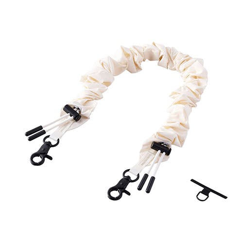 ハンドストラップシュシュ/カジュアル アクセサリー感覚 ミニマルデザイン 立体感 アイボリー スマートフォンアクセサリ ハンドストラップシュシュ/カジュアル アクセサリー感覚 ミニマルデザイン 立体感 アイボリー スマートフォンアクセサリ