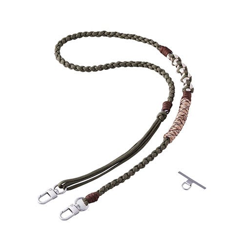 ショルダーストラップ編み物 ひとつひとつ丁寧に手作りした温かみのある編み模様 カーキ スマートフォンアクセサリ ショルダーストラップ編み物 ひとつひとつ丁寧に手作りした温かみのある編み模様 カーキ スマートフォンアクセサリ