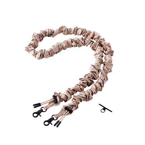 ショルダーストラップシュシュ/カジュアル くしゅくしゅとした立体感 シンプルながら存在感 ベージュ スマートフォンアクセサリ ショルダーストラップシュシュ/カジュアル くしゅくしゅとした立体感 シンプルながら存在感 ベージュ スマートフォンアクセサリ