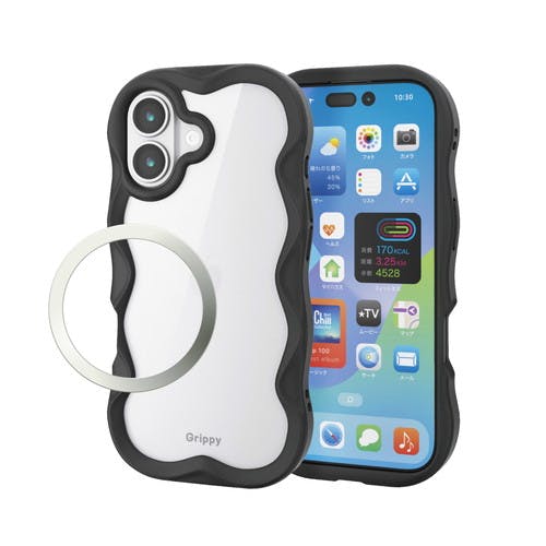iPhone 16 Pro ケース ハイブリッド 衝撃吸収 カメラレンズ 背面