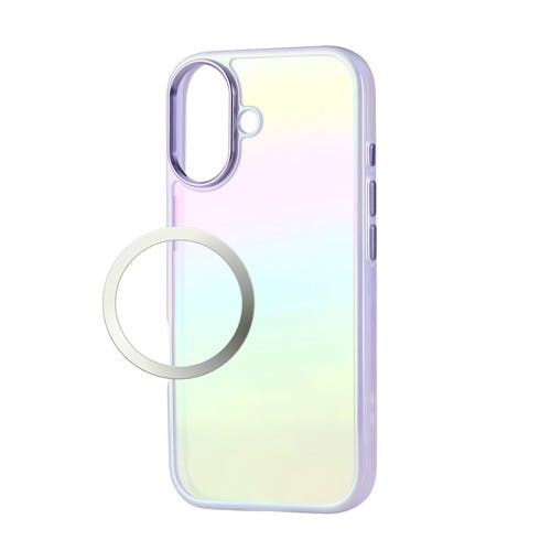 iPhone 17 ケース ハイブリッド 衝撃吸収 オーロラデザイン 紫 ケース・ストラップ iPhone 17 ケース ハイブリッド 衝撃吸収 オーロラデザイン 紫 ケース・ストラップ