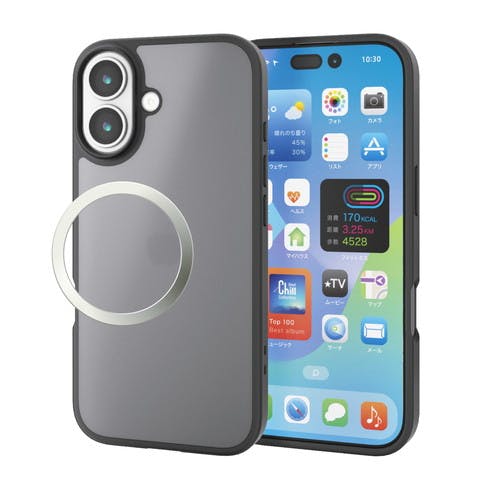 iPhone 17 ケース ハイブリッド 黒 ケース・ストラップ iPhone 17 ケース ハイブリッド 黒 ケース・ストラップ