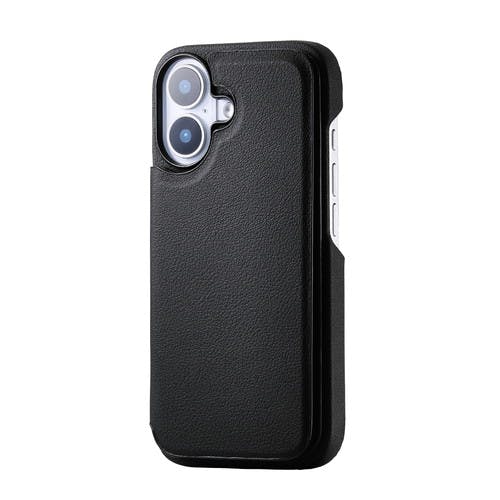 iPhone 17 ケース ソフトレザー カードケース機能付 黒 ケース・ストラップ iPhone 17 ケース ソフトレザー カードケース機能付 黒 ケース・ストラップ