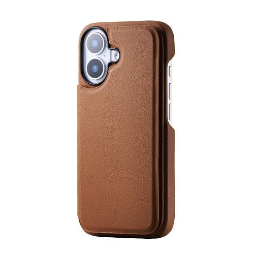 iPhone 17 ケース ソフトレザー カードケース機能付 キャメル ケース・ストラップ iPhone 17 ケース ソフトレザー カードケース機能付 キャメル ケース・ストラップ