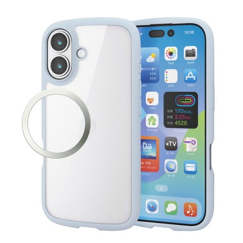 iPhone 17 ケース ハイブリッド 衝撃吸収 軽量 薄型 青 ケース・ストラップ iPhone 17 ケース ハイブリッド 衝撃吸収 軽量 薄型 青 ケース・ストラップ