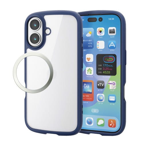 iPhone 17 ケース ハイブリッド 衝撃吸収 軽量 薄型 紺色 ケース・ストラップ iPhone 17 ケース ハイブリッド 衝撃吸収 軽量 薄型 紺色 ケース・ストラップ