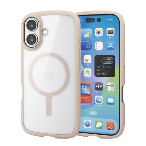 iPhone 17 ケース ハイブリッド 衝撃吸収 軽量 薄型 MAGKEEP 茶 ケース・ストラップ iPhone 17 ケース ハイブリッド 衝撃吸収 軽量 薄型 MAGKEEP 茶 ケース・ストラップ