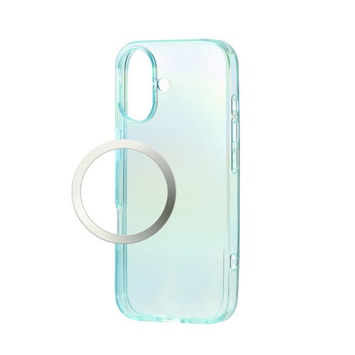 iPhone 17 ケース ソフト オーロラデザイン 青 ケース・ストラップ iPhone 17 ケース ソフト オーロラデザイン 青 ケース・ストラップ