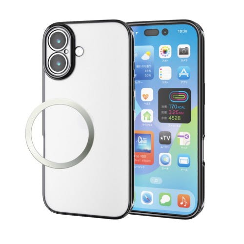 iPhone 17 ケース ソフト 極限保護 メタリック黒 ケース・ストラップ iPhone 17 ケース ソフト 極限保護 メタリック黒 ケース・ストラップ