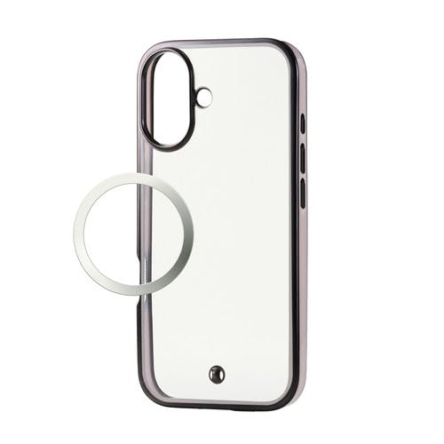 iPhone 17 ケース ソフト 衝撃吸収 メタリックライン 黒桃色 ケース・ストラップ iPhone 17 ケース ソフト 衝撃吸収 メタリックライン 黒桃色 ケース・ストラップ