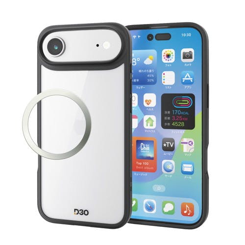 iPhone Air ケース ハイブリッド D3O(R) 超衝撃保護 黒 ケース・ストラップ iPhone Air ケース ハイブリッド D3O(R) 超衝撃保護 黒 ケース・ストラップ